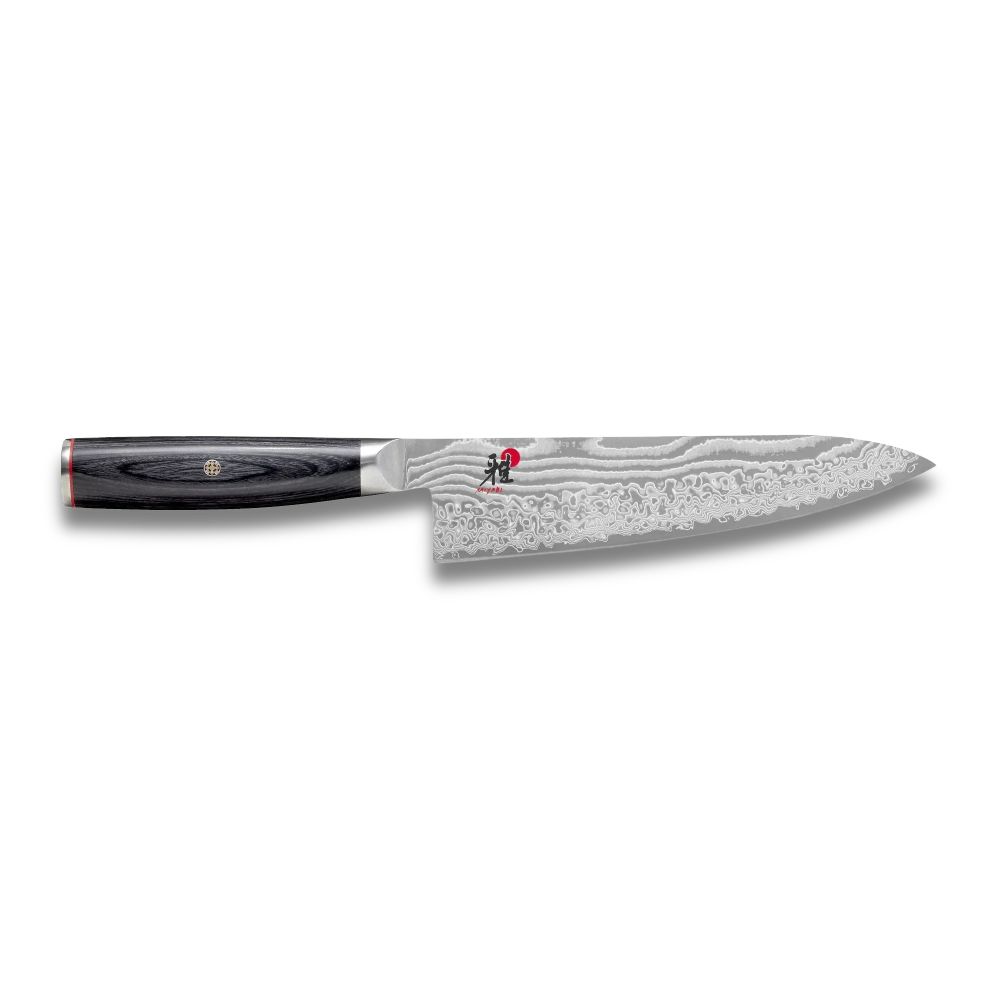 Miyabi Kaizen II 5000FCD 8″ Gyutoh Chef’s Knife – Damascus Steel, Ice-Hardened FC61 Core
