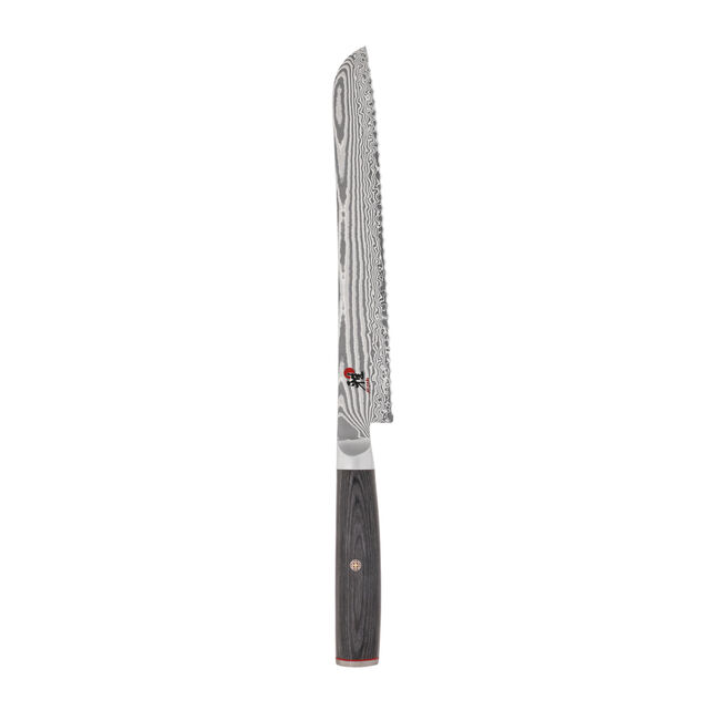 Miyabi Kaizen II 5000FCD 9.5″ Bread Knife – FC61 Core, 48‑Layer Damascus Steel