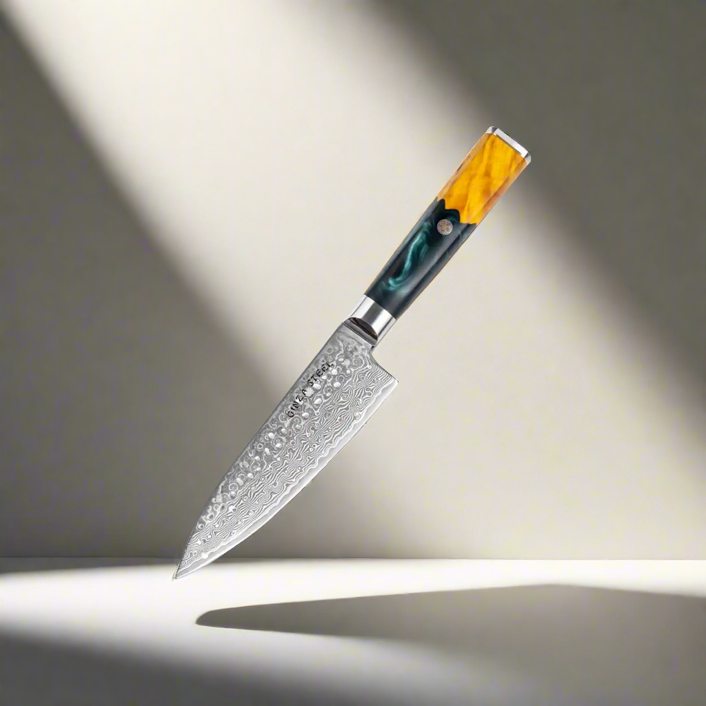 Kaze Katana | Chef Knife 6-in Damascus VG10 Steel 67 layer