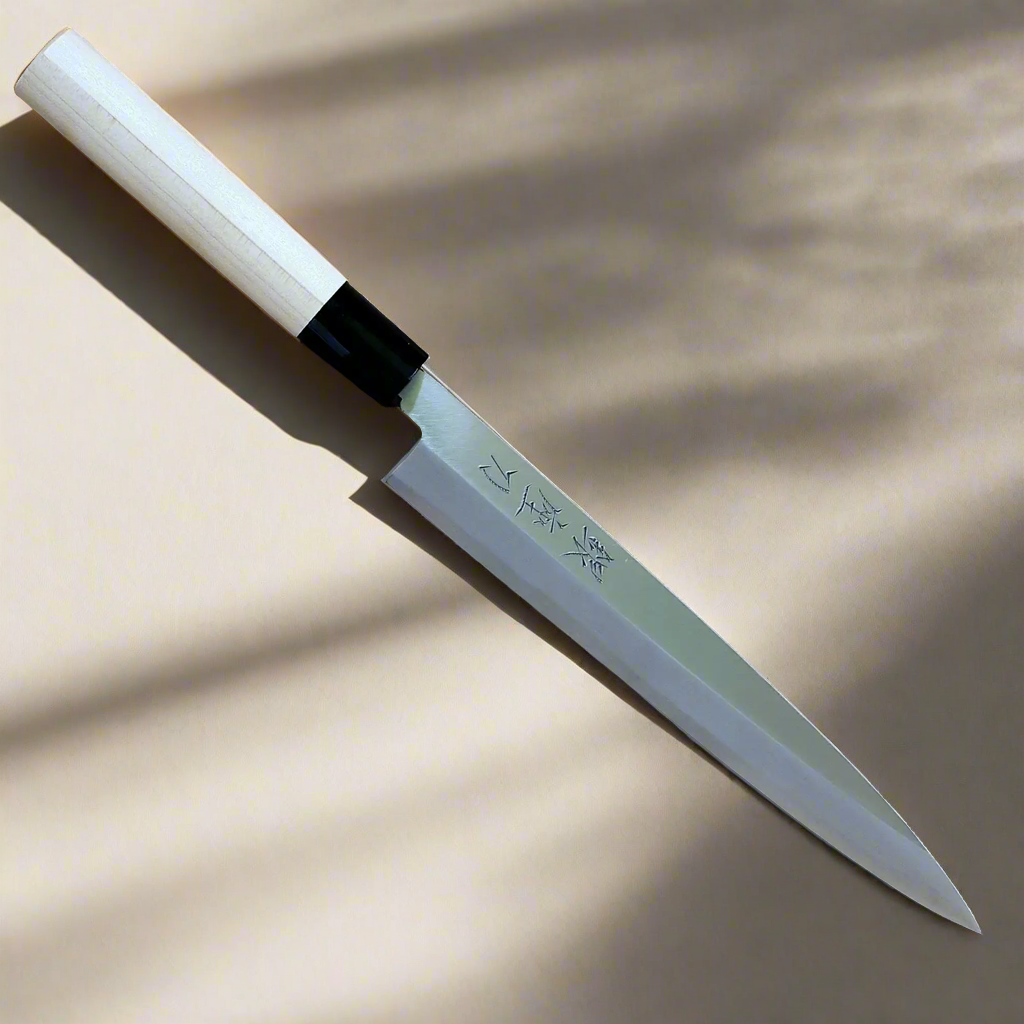 Kaze no Hikari 210 | Yanagiba 210mm carbon steel SK5, soft iron Blade | Made in Japan
