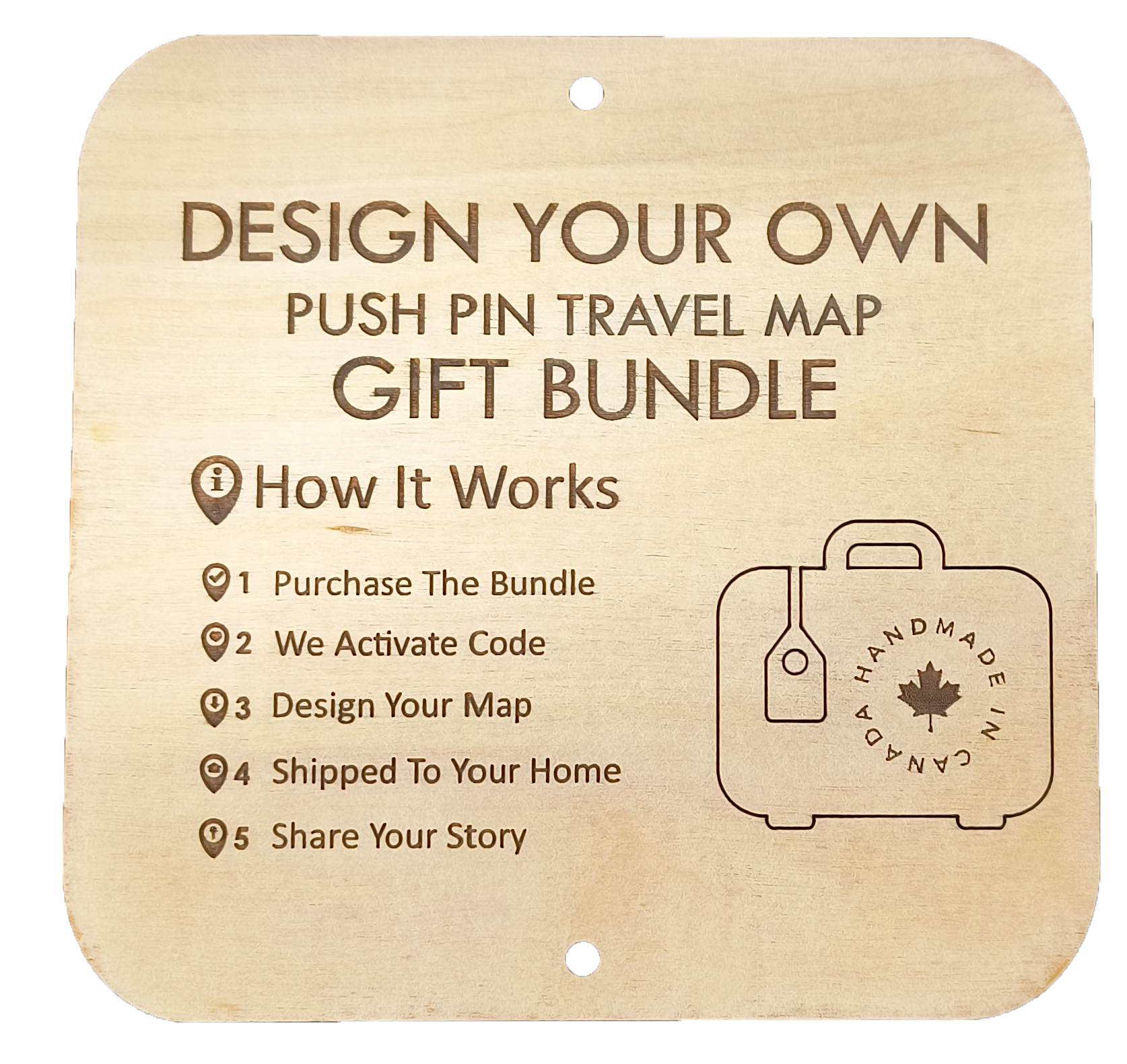 Gift Bundle | Large Map | Direct Shipping To Customer