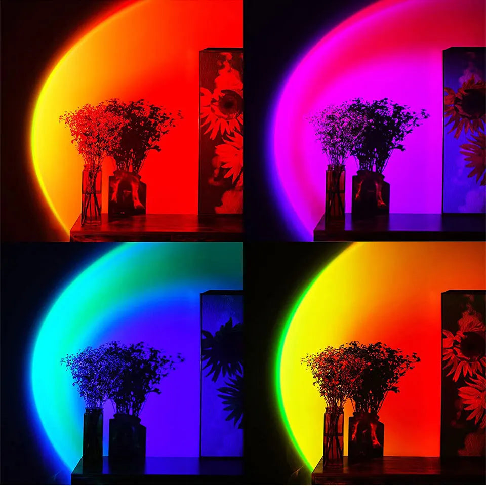 LED Sunset Projection Lamp