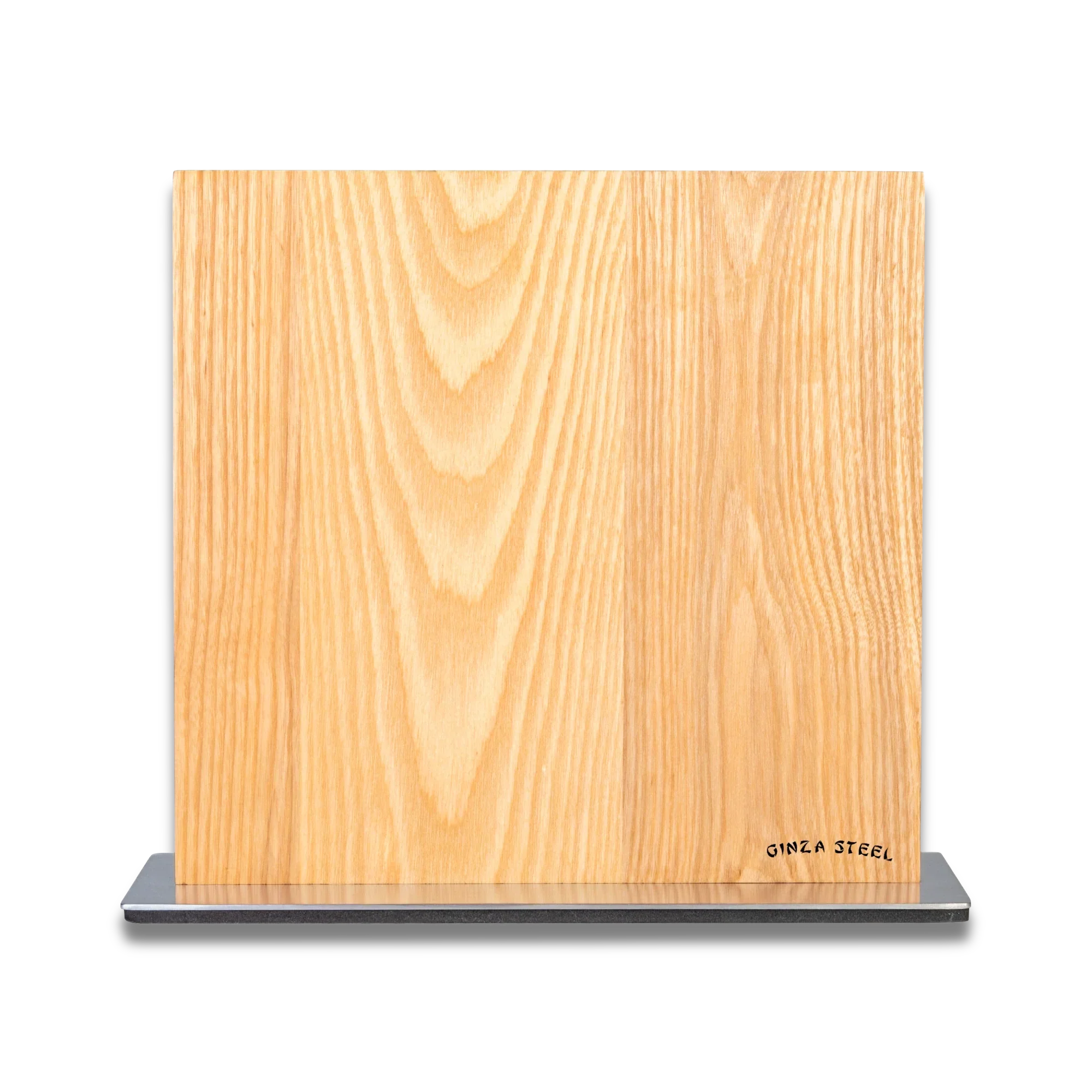 Ginza Steel Magnetic Wood Knife Block | Stylish & Functional