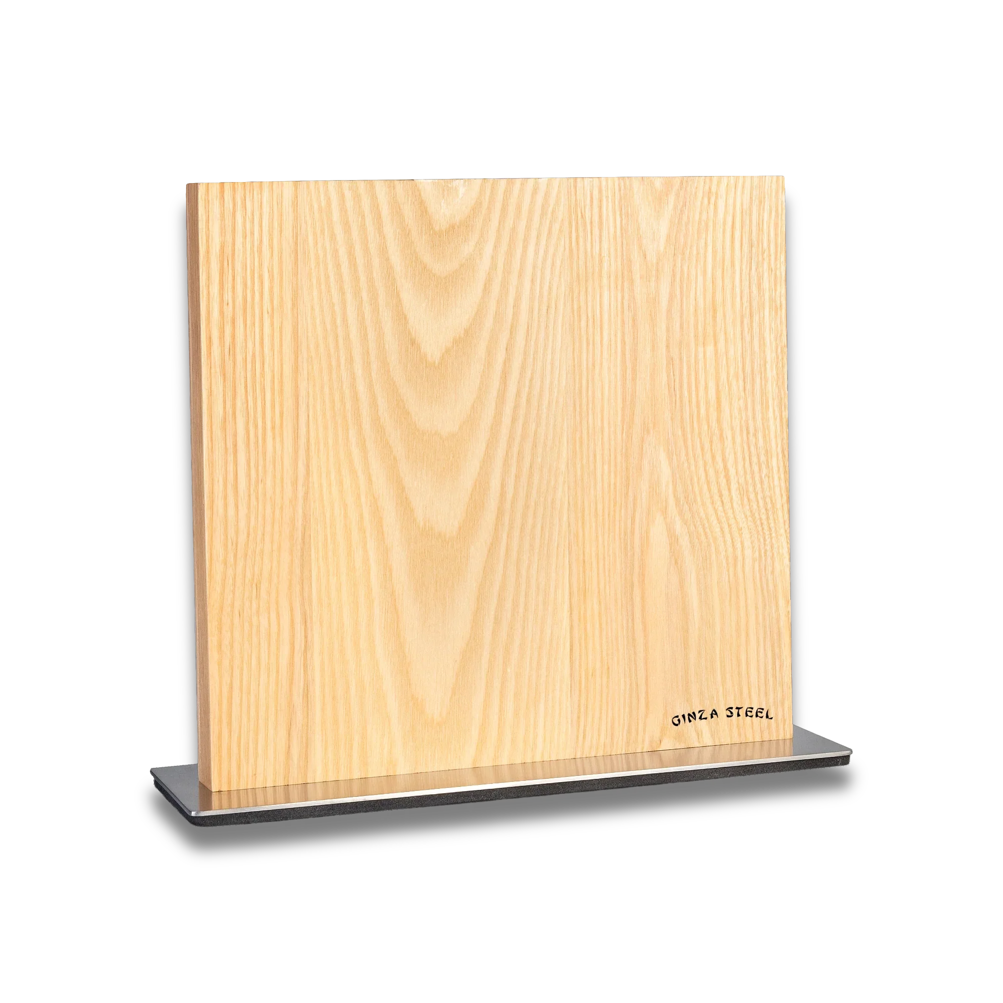 Ginza Steel Magnetic Wood Knife Block | Stylish & Functional