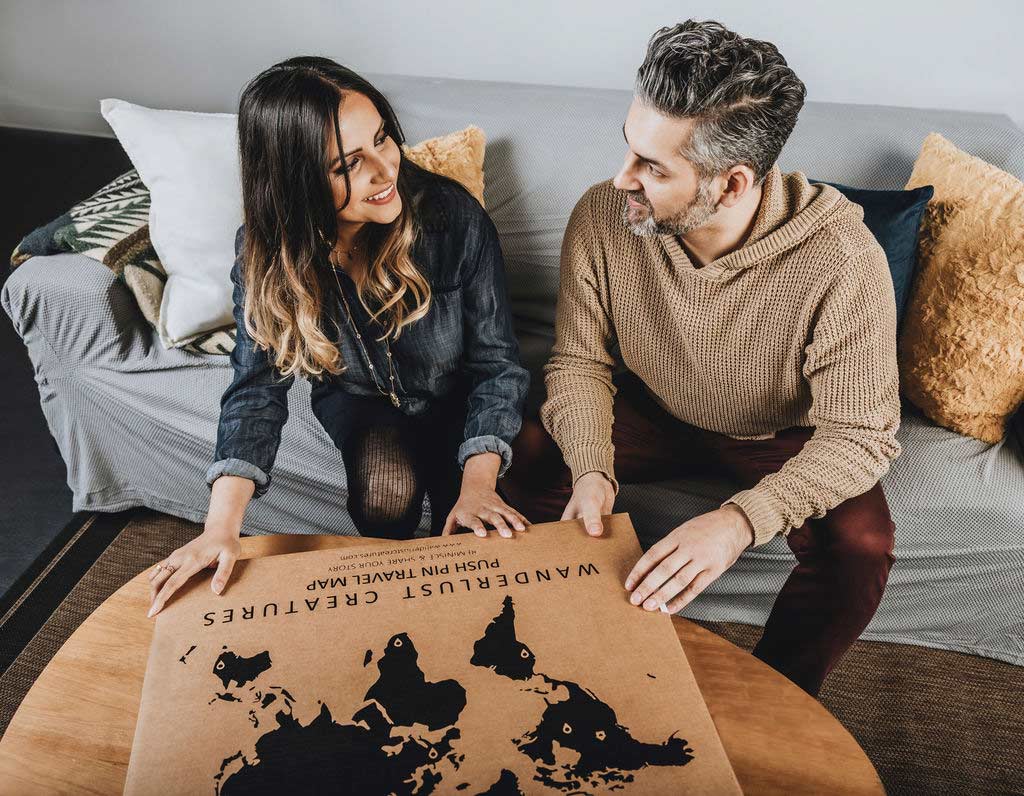 Canada Travel Map | 24 x 14