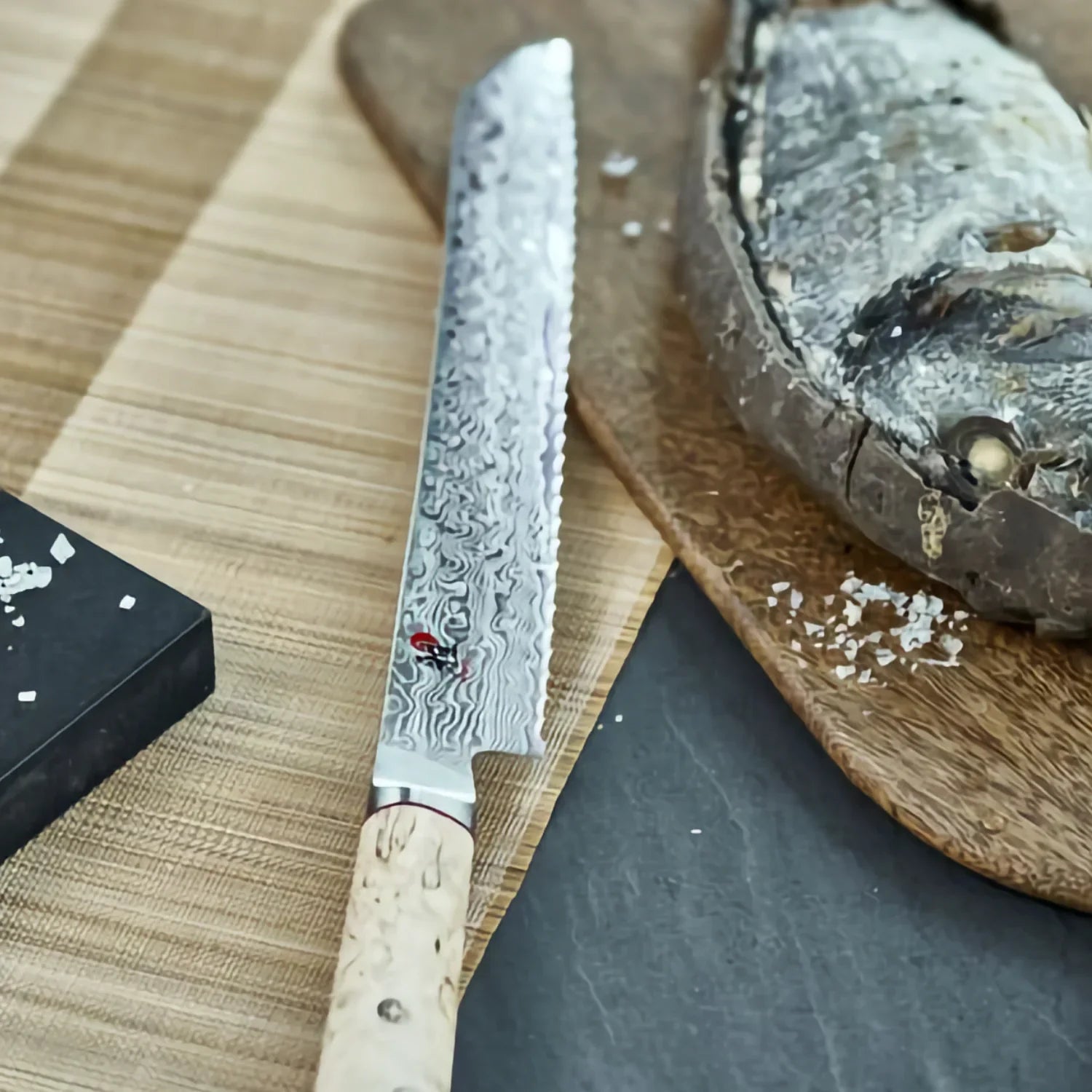 MIYABI 5000 MCD - 9-inch - Bread knife, brown