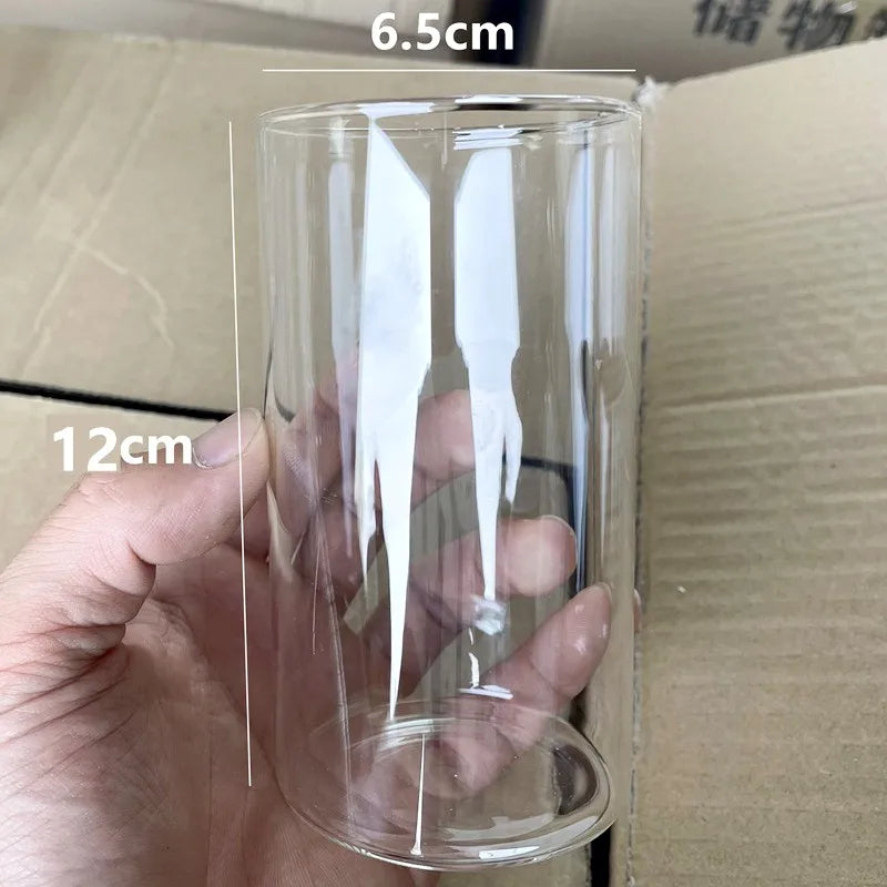 Glass Cylinder Candle Holder