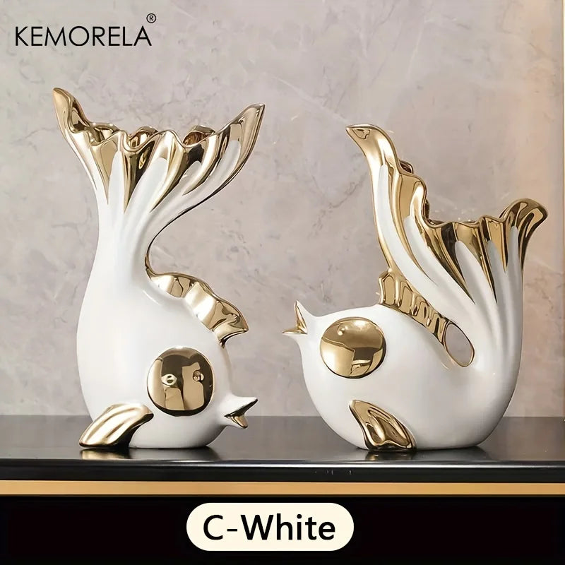 Ceramic Abstract Art Statue