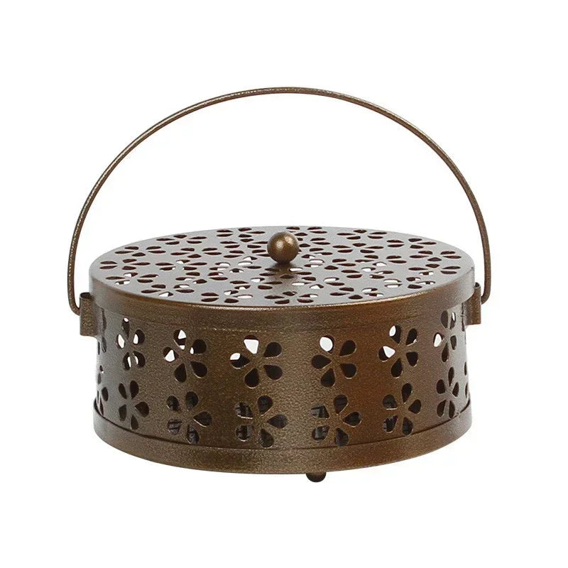 Metal Mosquito Coil Burner Box