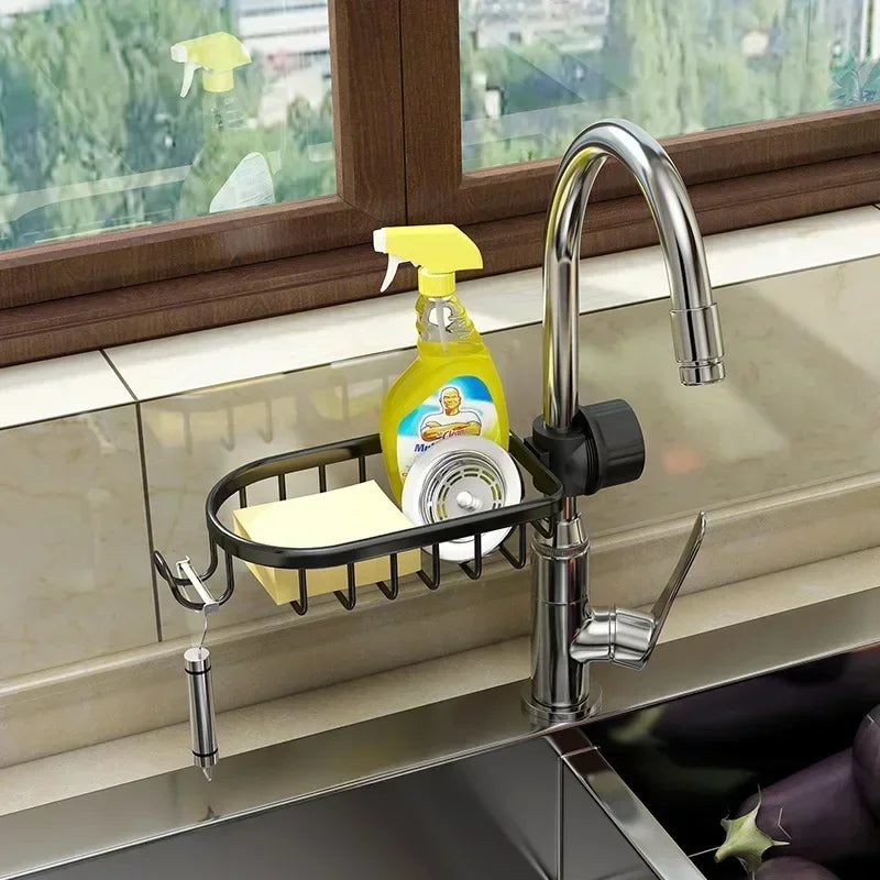 Bathroom Faucet Storage Rack