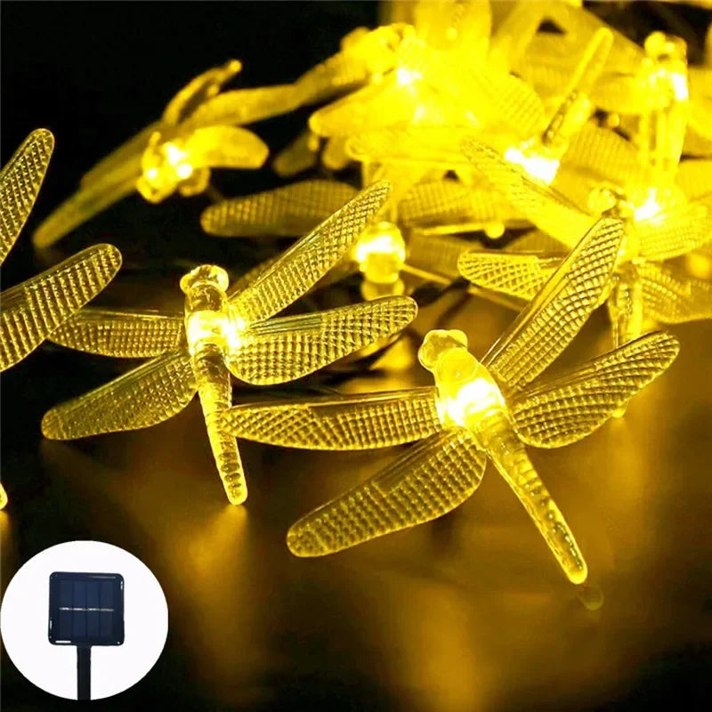 Solar Dragonfly Garden Lights