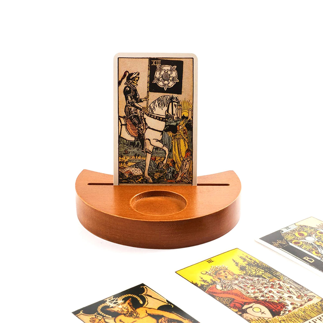 Wooden Tarot Card Display Stand