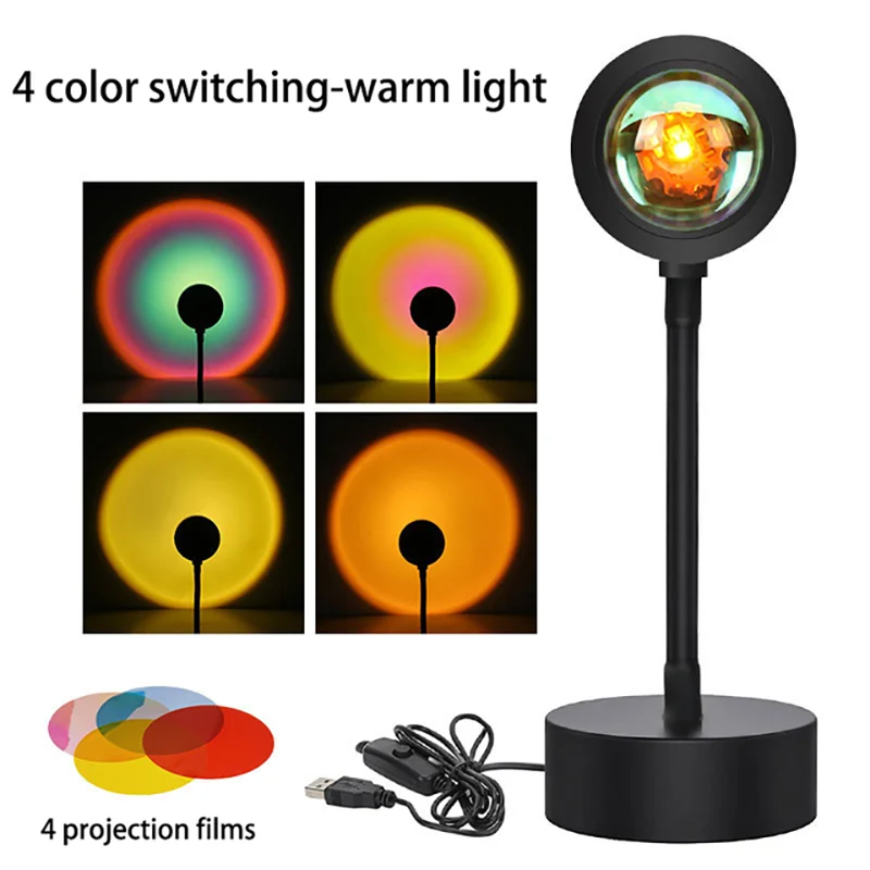 LED Sunset Projection Lamp