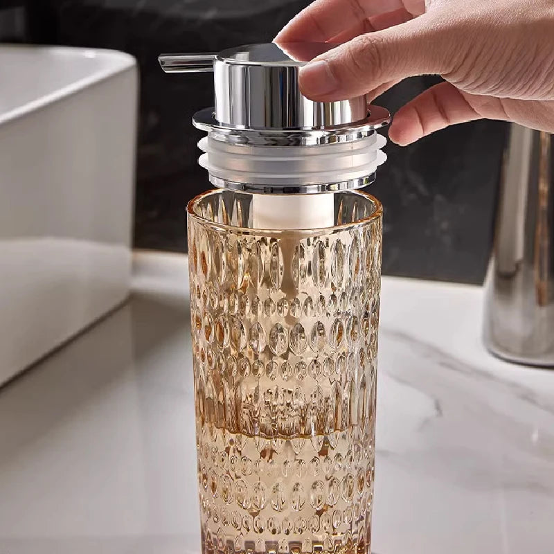 Glass Soap & Shampoo Dispenser (350ml)