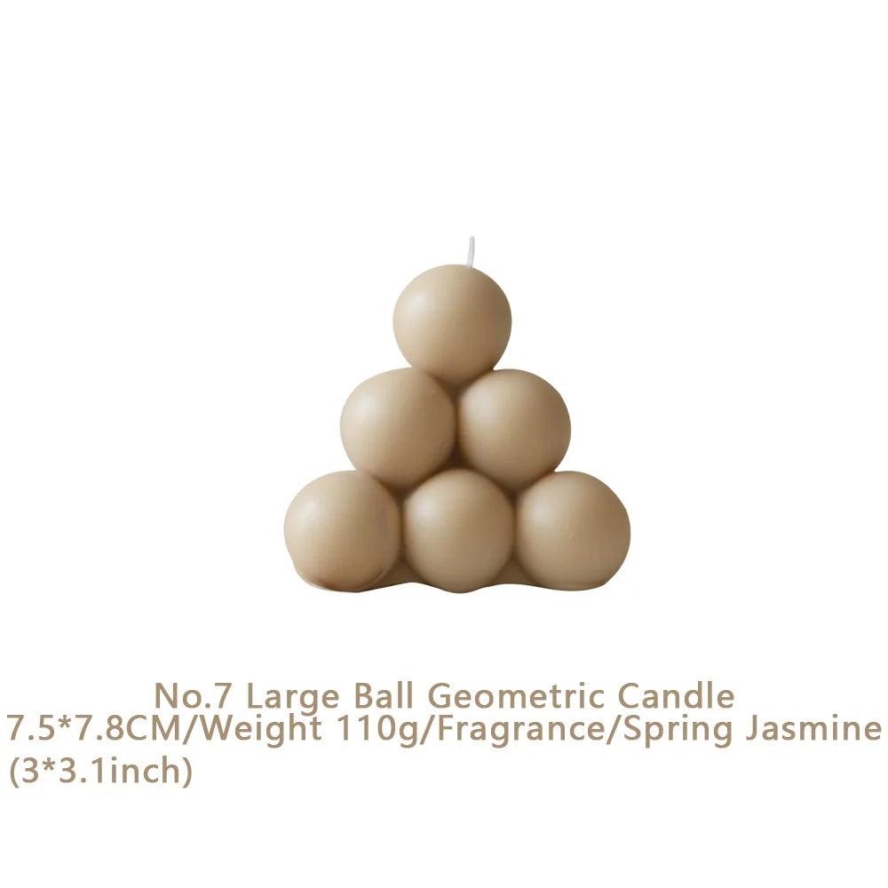 Handmade Geometric Scented Candle