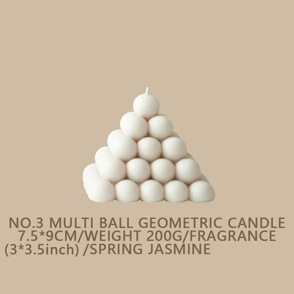 Handmade Geometric Scented Candle