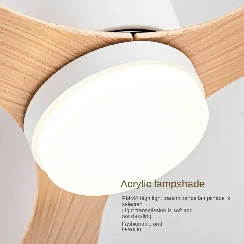 Modern LED Ceiling Fan Light – Remote Controlled