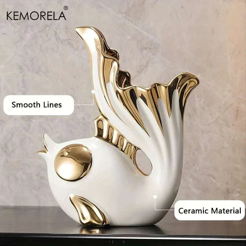 Ceramic Abstract Art Statue