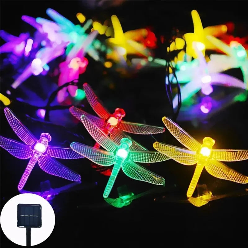 Solar Dragonfly Garden Lights