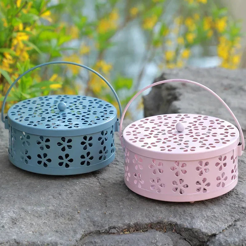 Metal Mosquito Coil Burner Box