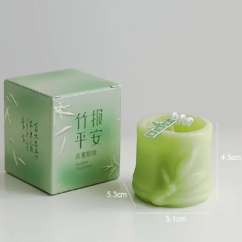 Homemade Natural Plant Bamboo Scented Candle