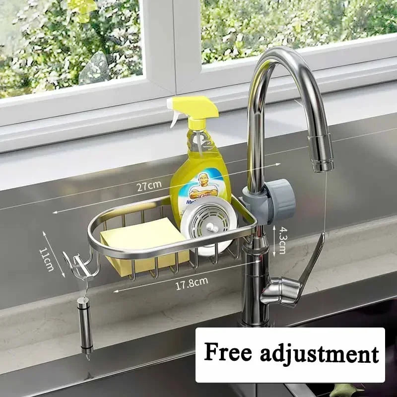 Bathroom Faucet Storage Rack