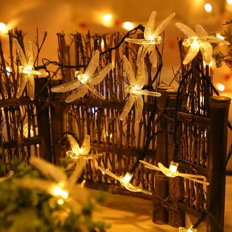 Solar Dragonfly Garden Lights