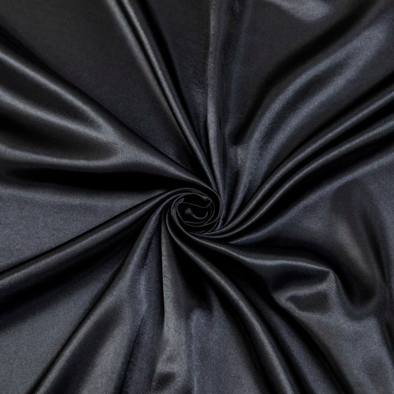 Black Satin Ice Silk Bedding Set