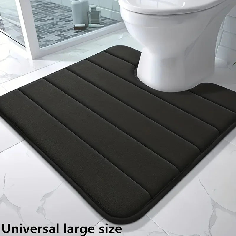 Non-Slip Memory Foam Toilet Mat