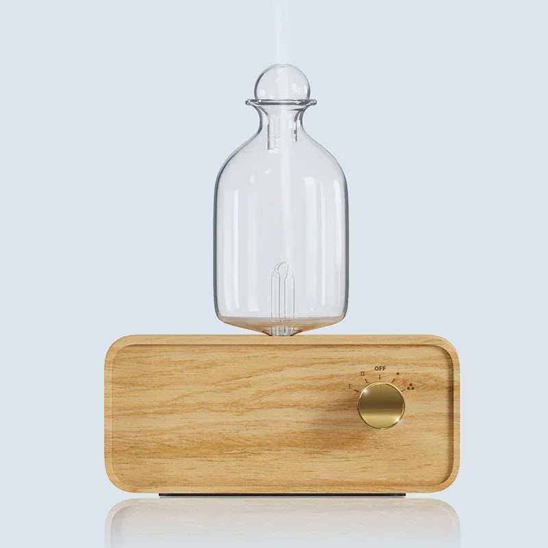 Wood & Glass Nebulizing Essential Oil Diffuser