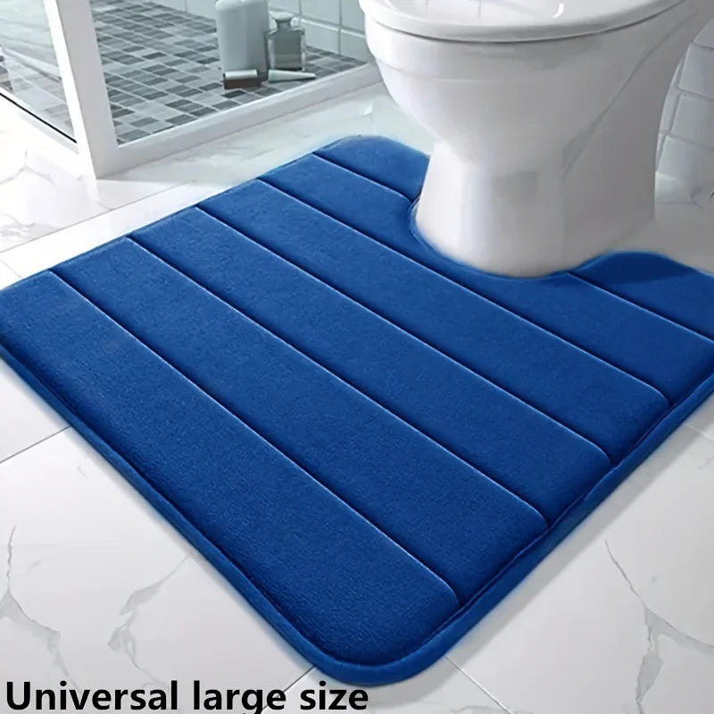 Non-Slip Memory Foam Toilet Mat