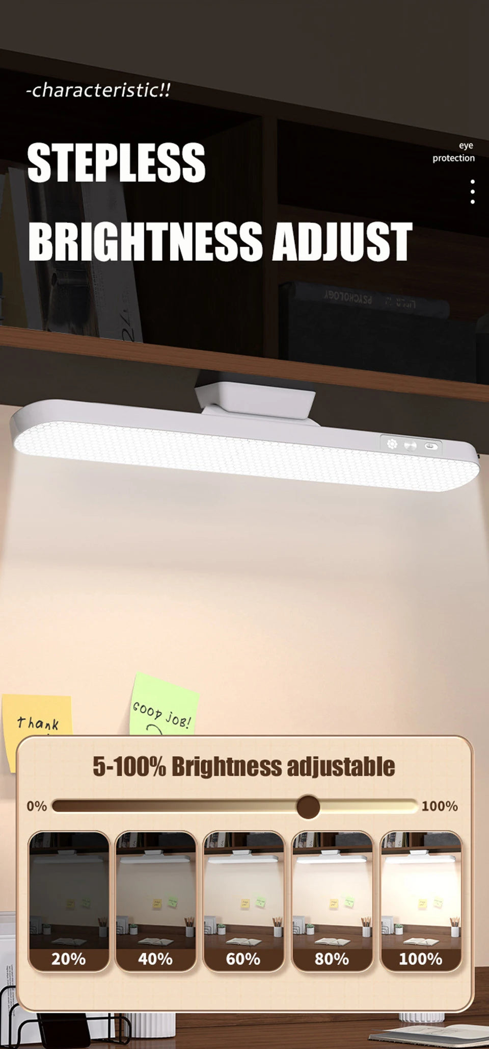 Magnetic LED Desk Lamp