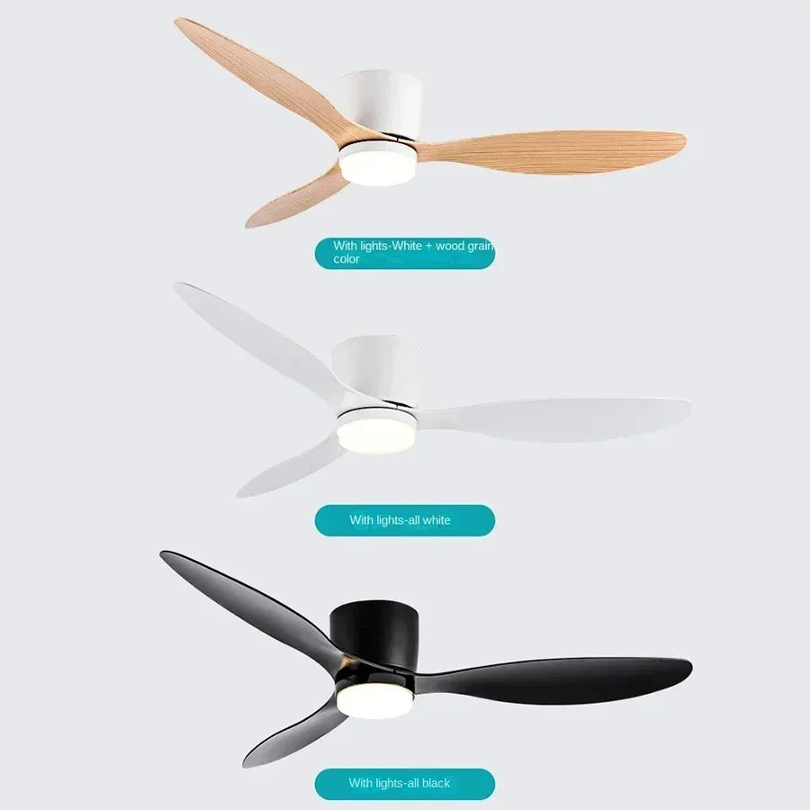 Modern LED Ceiling Fan Light – Remote Controlled