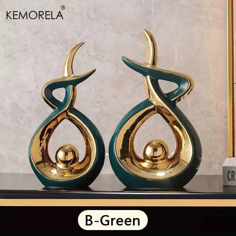 Ceramic Abstract Art Statue