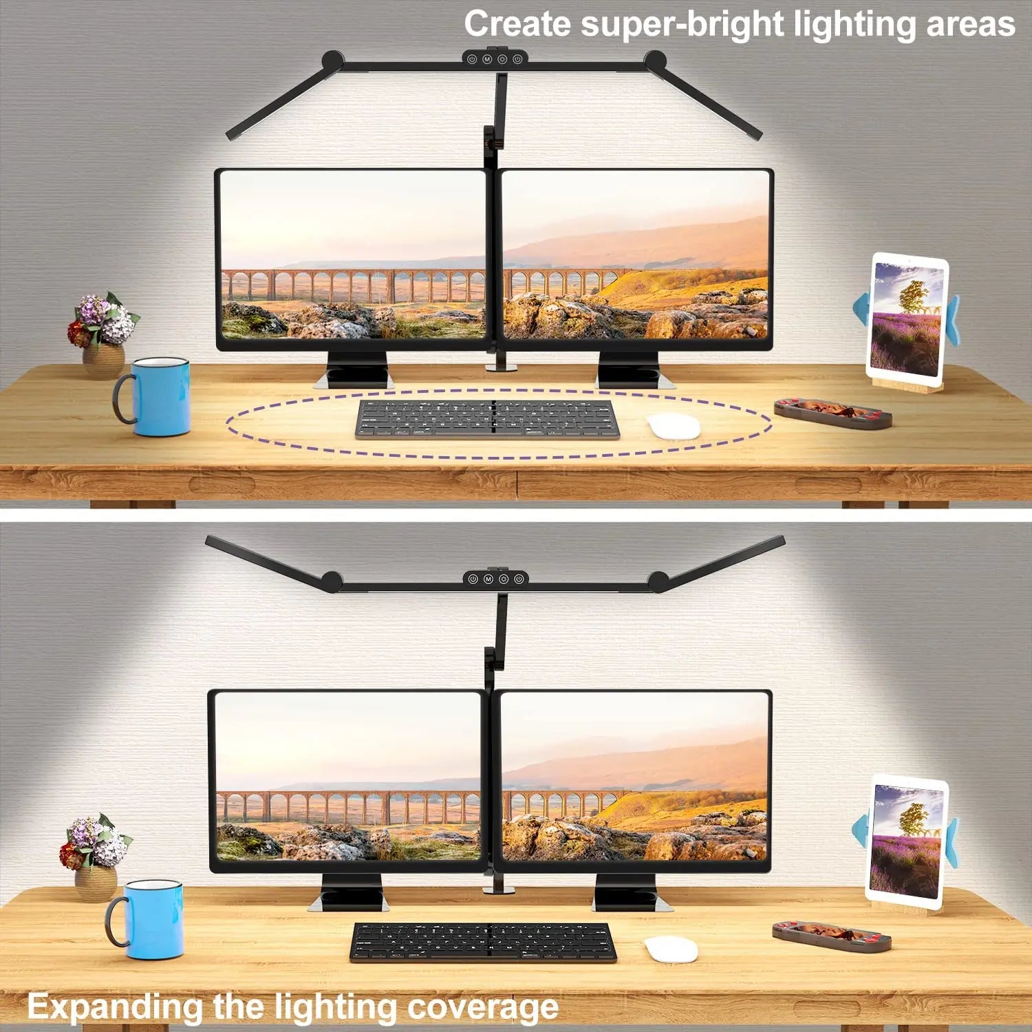 LED Desk Lamp with Clamp