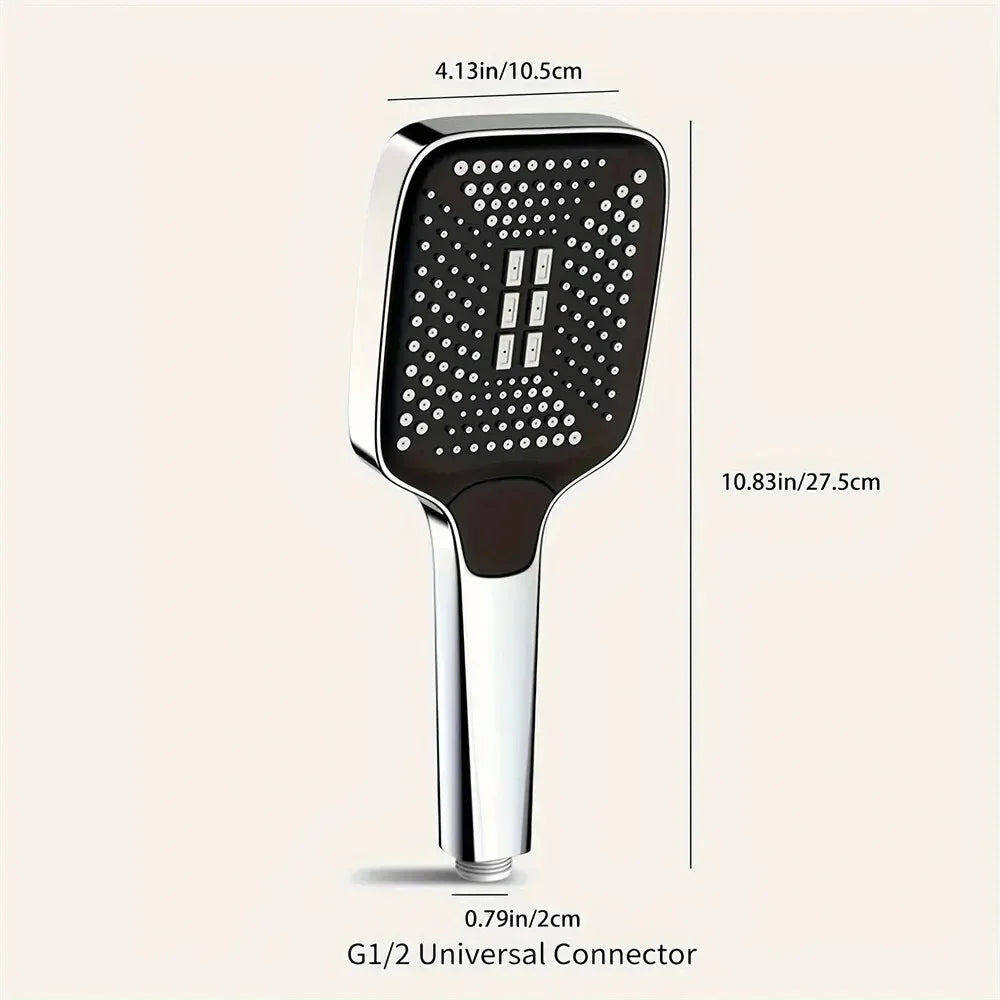 Adjustable 3-Mode High Pressure Shower Head