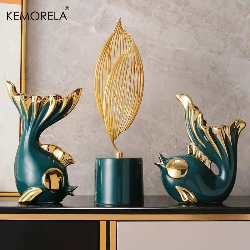 Ceramic Abstract Art Statue