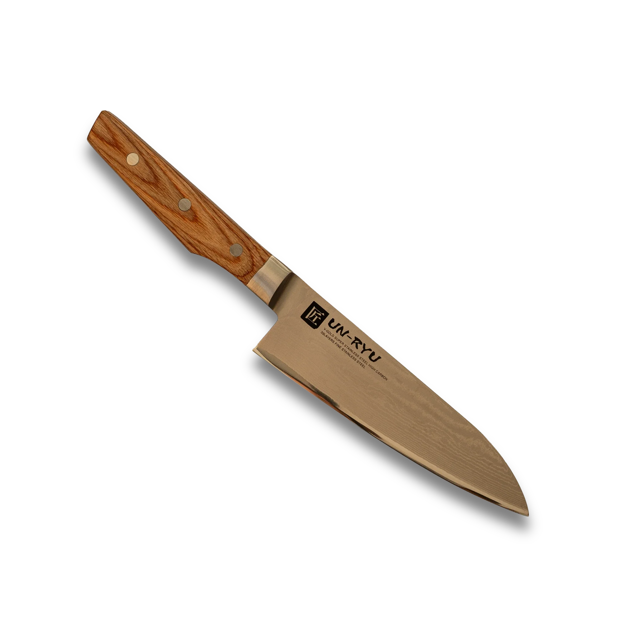 Un‑Ryu VG‑10 33‑Layer 170 mm Santoku Knife