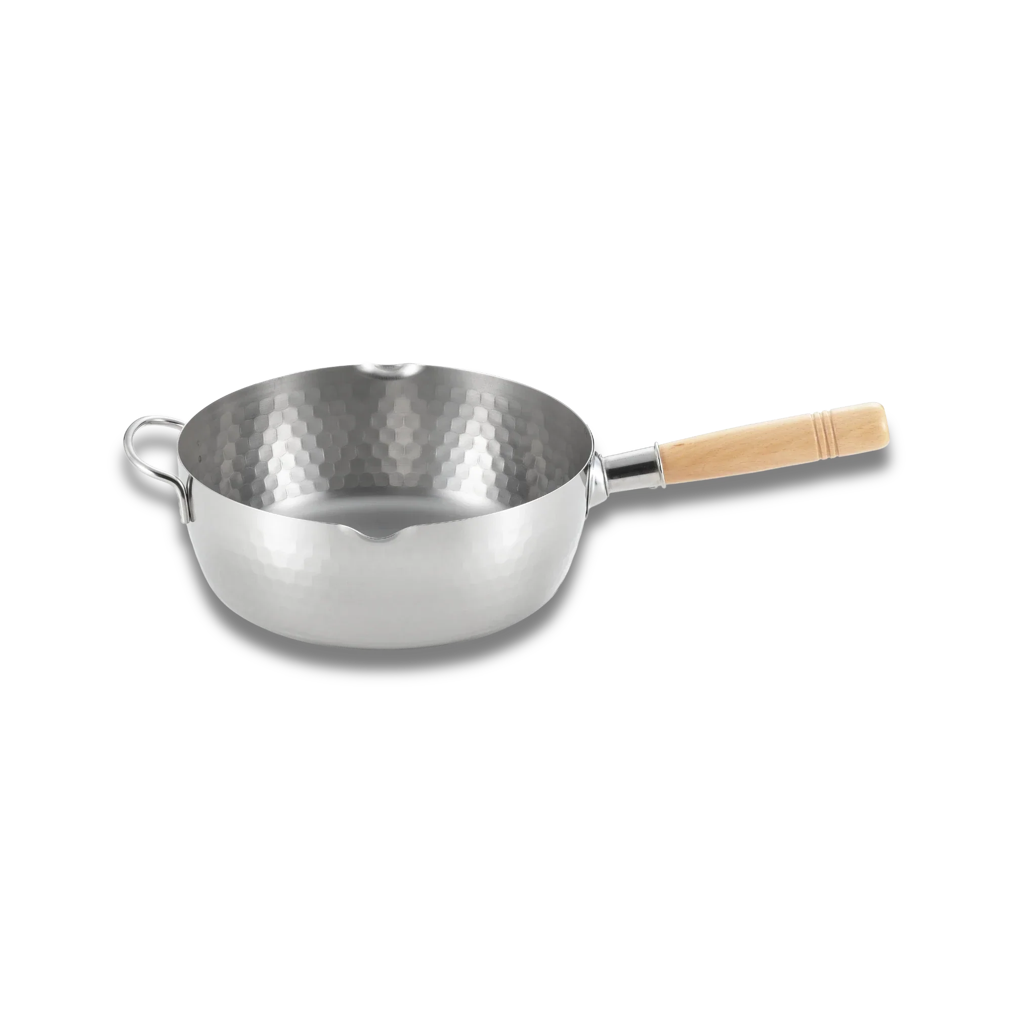 Yoshikawa Yukihira 24 cm Pot Stainless Steel | 3.6 L with Wooden Handle