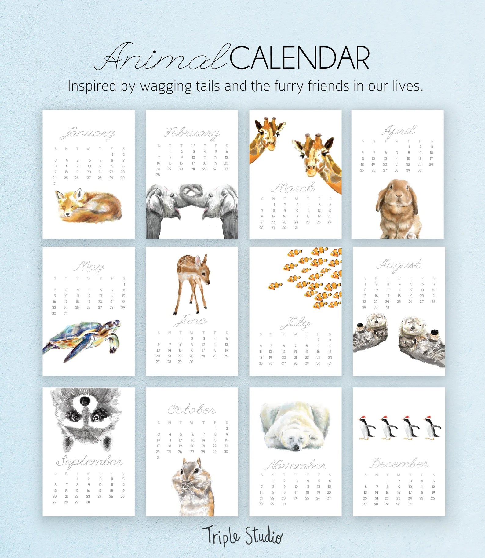 2026 Desk Calendar: Original