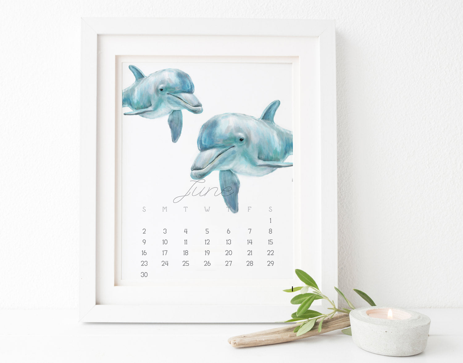 2026 Desk Calendar: Ocean Animal