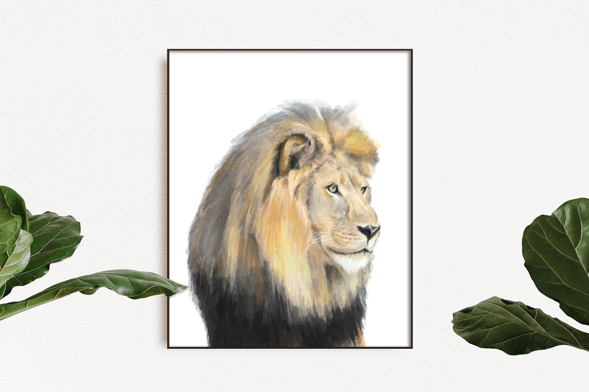 Lion Art Print