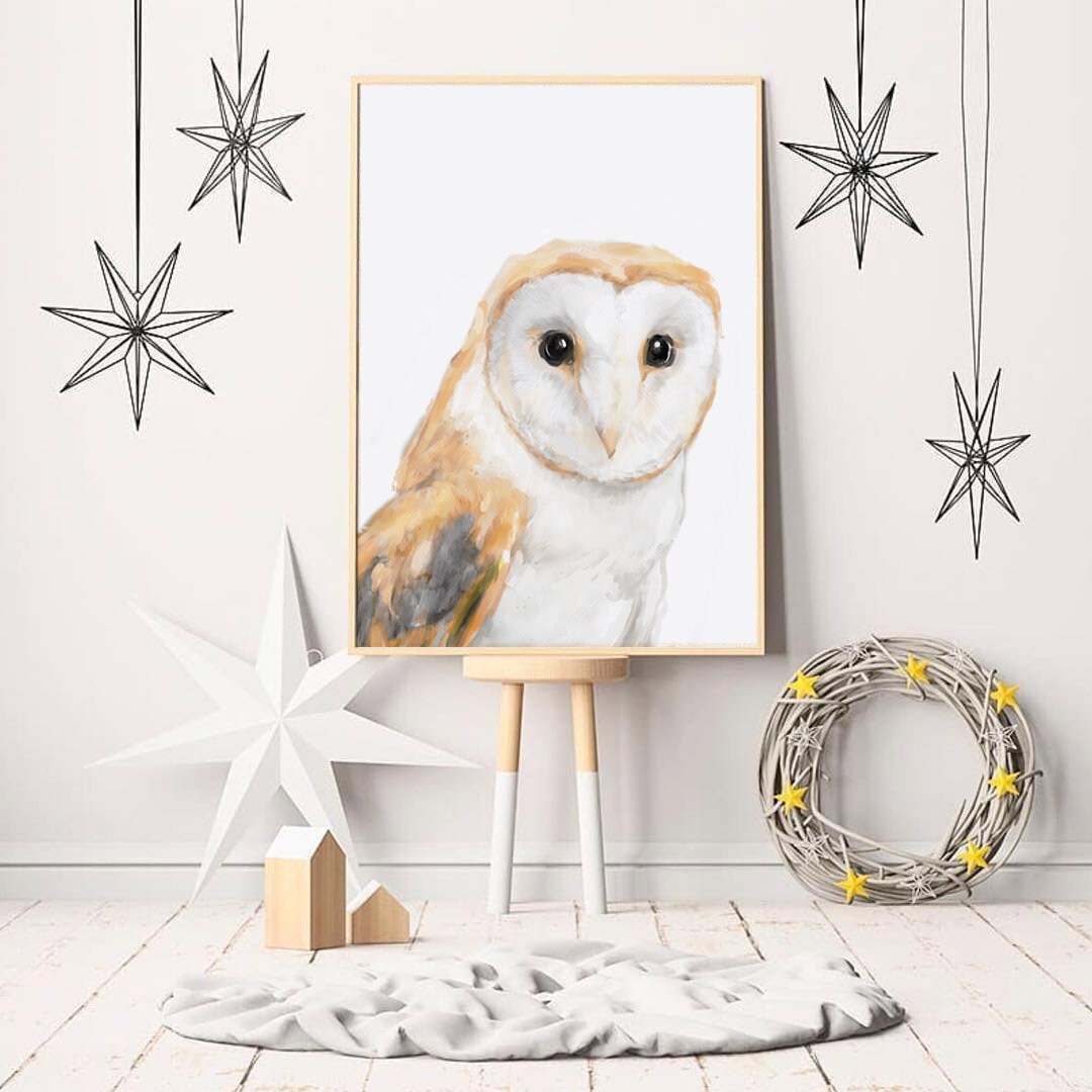 Barn Owl Art Print