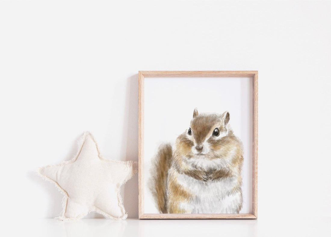 Chipmunk Art Print