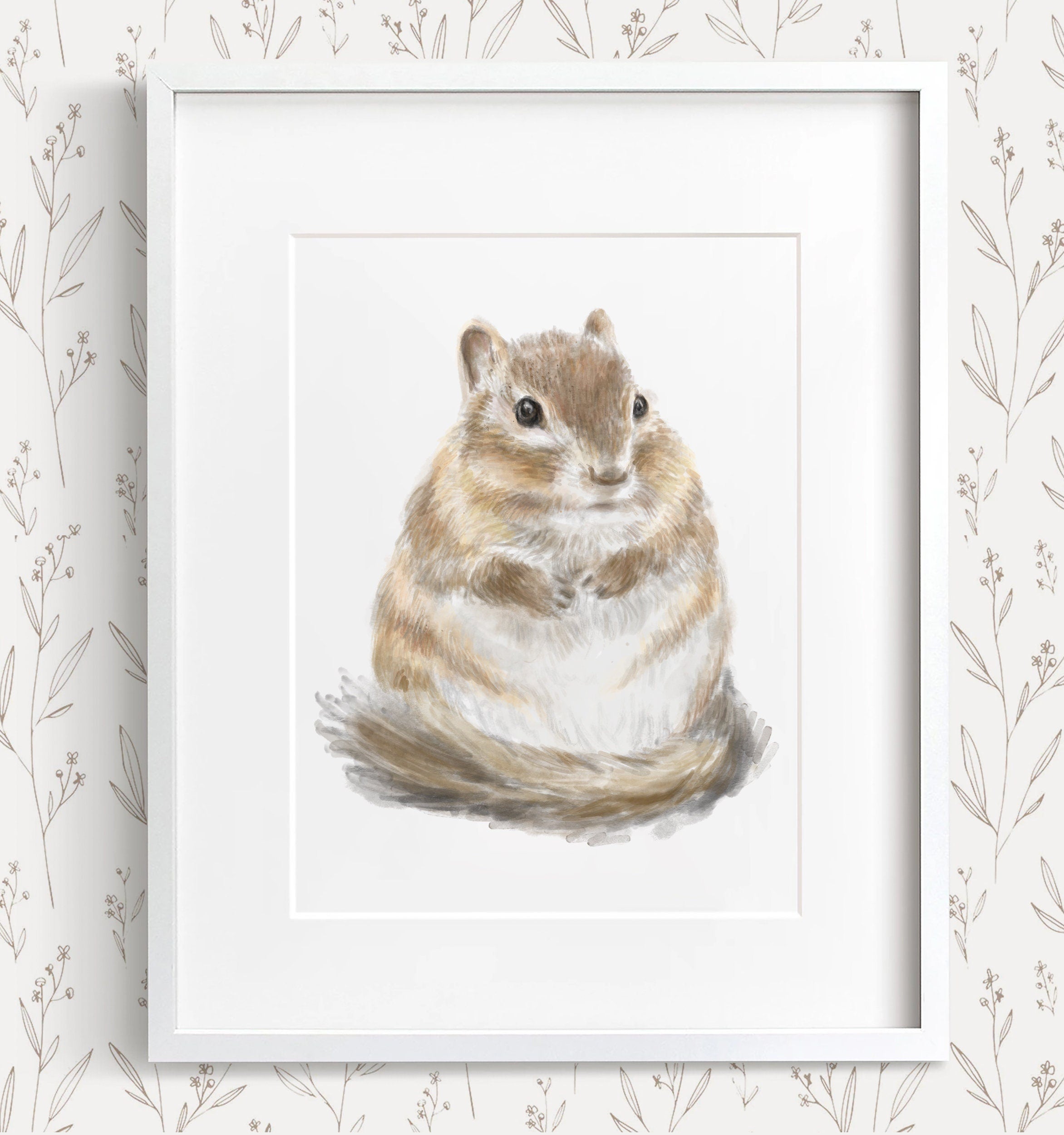Chipmunk Art Print
