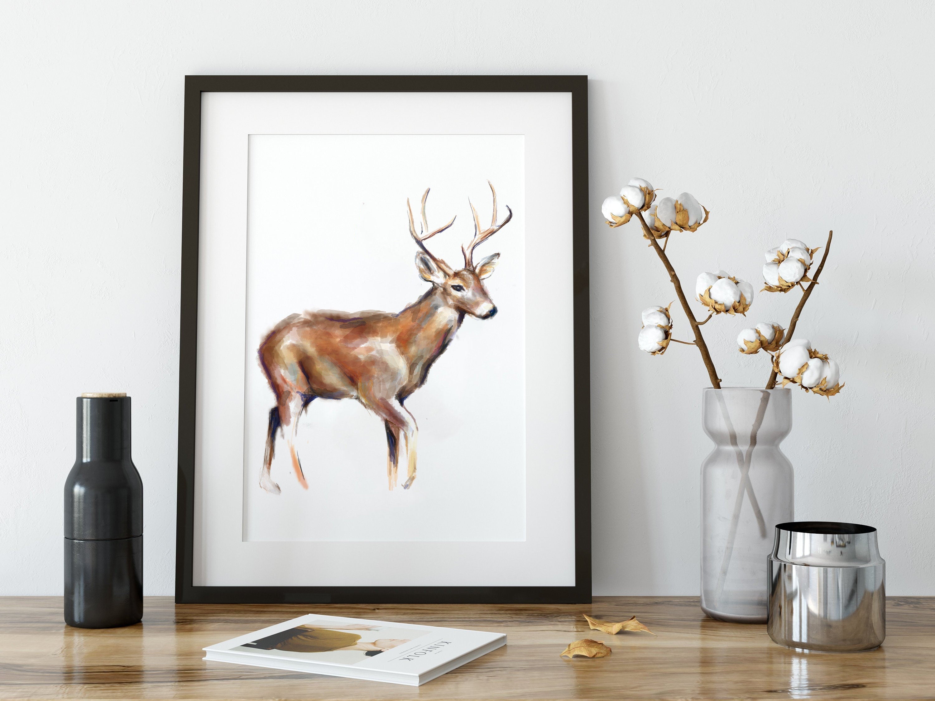 Deer Art Print