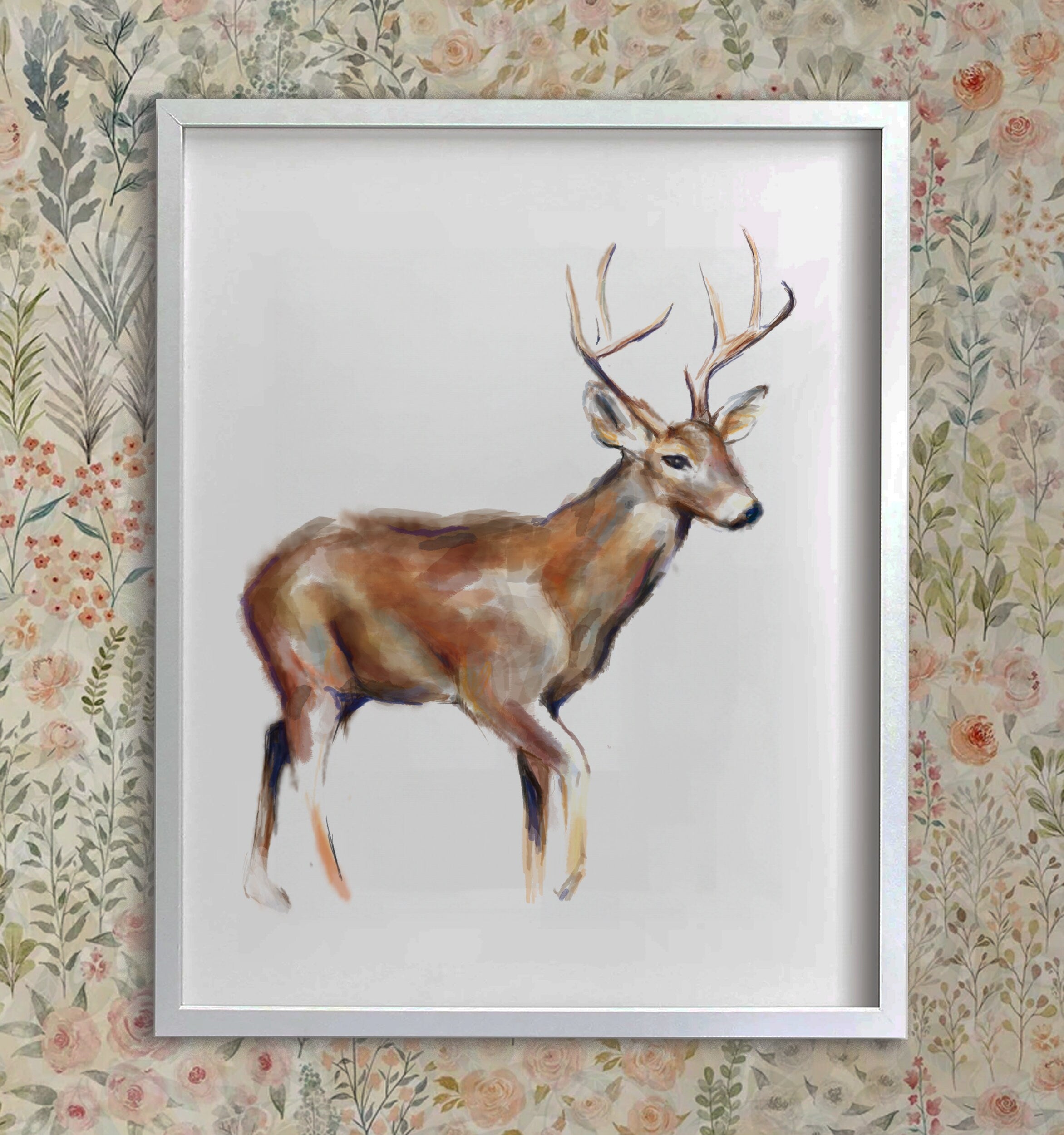 Deer Art Print