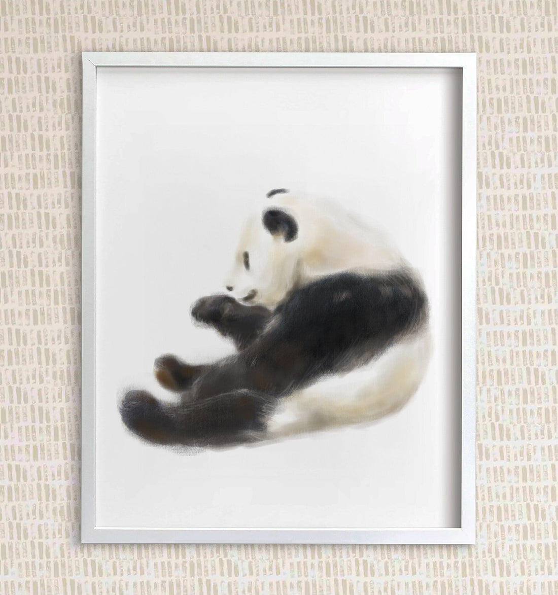 Panda Nursery Watercolor Painting