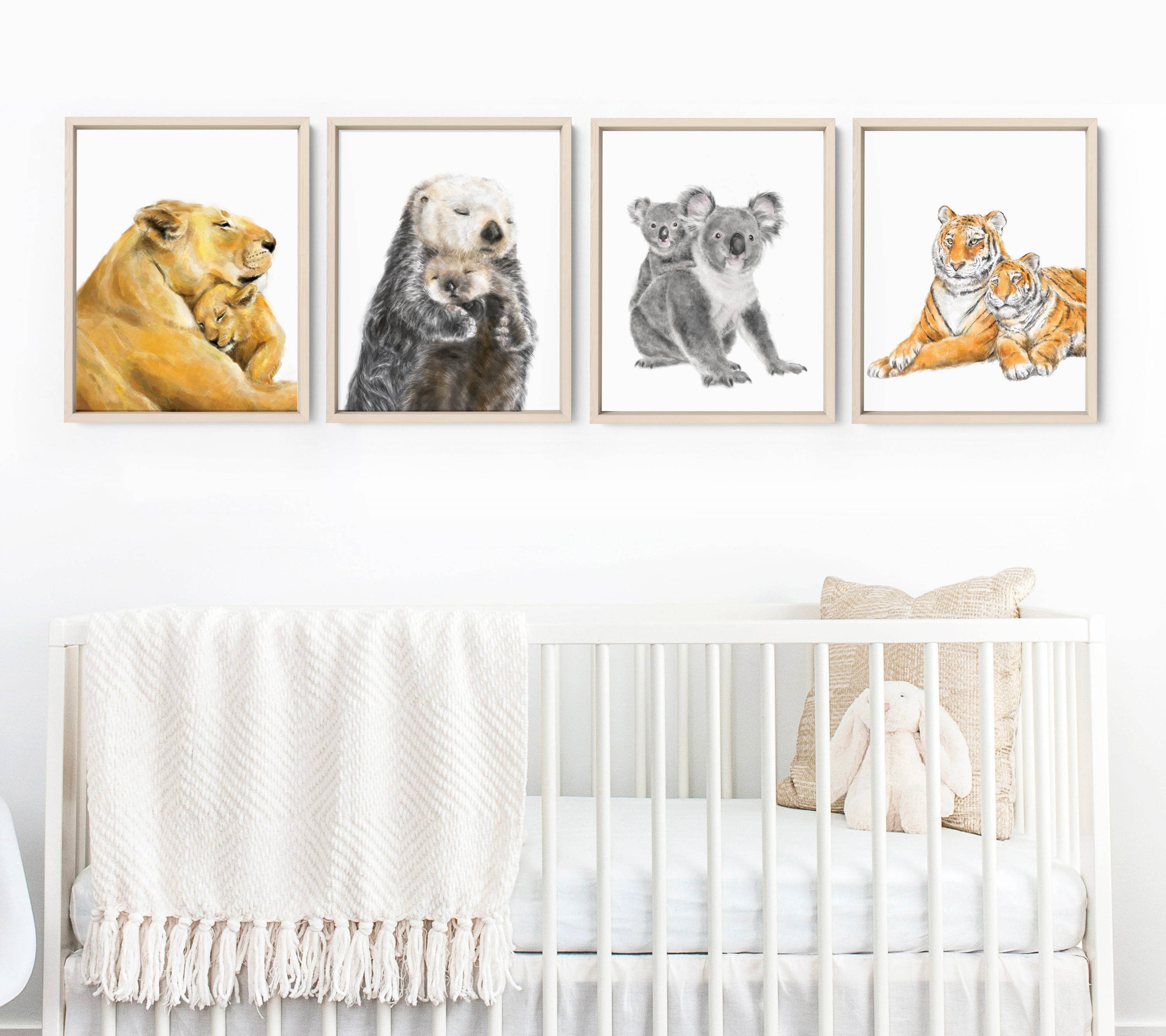 Baby Koala Joey and Mom Wall Art