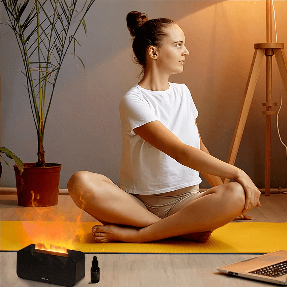 Mini Flame Aroma Diffuser & Humidifier